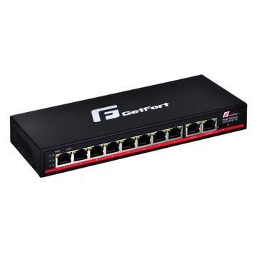 SWITCH POE GETFORT 8FE x POE + 2GE UPLINK 120W POE+