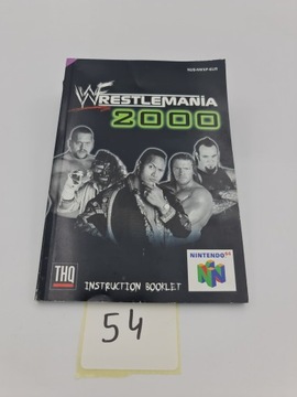 NINTENDO 64 WRESTLEMANIA 2000 КОРОБКА PAL VERSI
