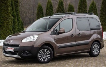 Peugeot Partner II Furgon L1 Facelifting 1.6 98KM 2014 Peugeot Partner super stan benzynka panorama klima 5 osób okazja Gwarancja, zdjęcie 5