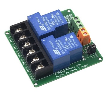 627 2-канальный релейный модуль Arduino 5 В 30 А