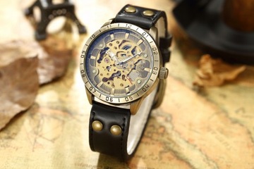 Роскошные мужские механические механизмы SHENHUA в стиле ретро