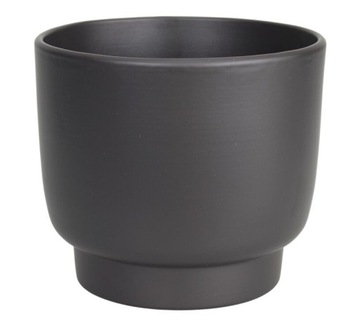 DONICZKA OSŁONKA CERAMICZNA ANTRACYTOWA MAT 17CM