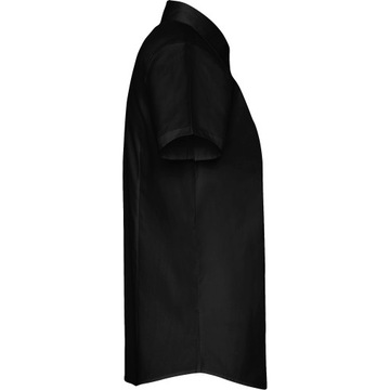 Koszula Damska Krótki Rękaw CZARNA ROLY Sofia CM5061 Horeca Rozmiar: M