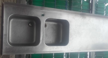 РАБОЧИЙ СТОЛ С 2 КОРЗИНАМИ МОЙКА 291см с текстурированным хладагентом