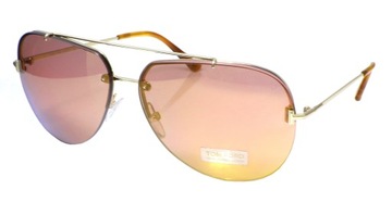 Tom Ford FT0584 08E 63 Brad Aviatory Pilotki Rose