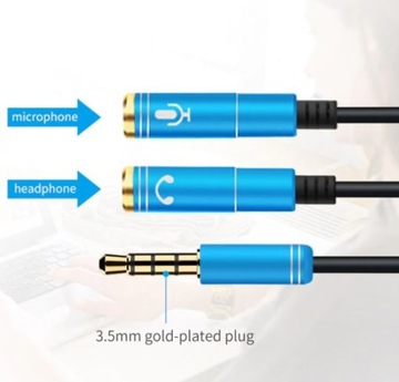 Кабель-адаптер для наушников, разветвитель Jack 3,5 КАЧЕСТВО