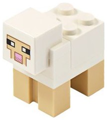LEGO minesheep07 Minesraft owca owieczka sheep(6g)