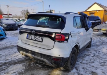 Volkswagen T-Cross SUV 1.0 TSI 95KM 2021 Volkswagen T-Cross 2021r, SALON POLSKA. 1.0 TSI. Uszkodzony prawy przod i, zdjęcie 4