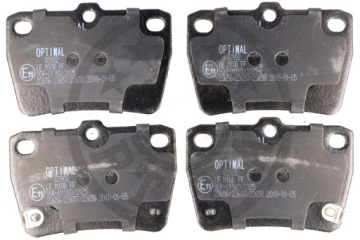 ТОРМОЗНЫЕ КОЛОДКИ TOYOTA RAV 4 MK II A2 00-05 ЗАДНИЕ ОПТИМАЛЬНЫЕ