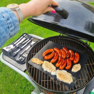 5 x ТЕФЛОНОВЫЕ КОВРИКИ ДЛЯ ГРИЛЯ ДЛЯ ДУХОВКИ БОЛЬШОЙ МНОГОРАЗОВЫЙ ПОДДОН