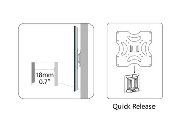 НАСТЕННОЕ КРЕПЛЕНИЕ ДЛЯ ТОНКОГО ТЕЛЕВИЗОРА ДЛЯ ЦИФРОВОГО ТЕЛЕВИЗОРА 37 ФУТОВ