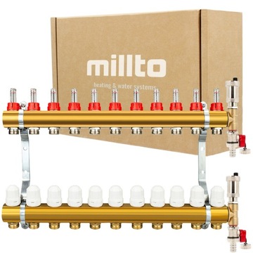 Rozdzielacz ogrzewania podłogowego podłogówki 11