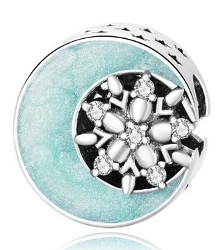 Charms Gwiazda z OPALEM Zawieszka Srebro 925 Venus