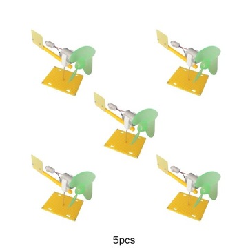 5x Mini Generator Wiatrowy Miniaturowy Zestaw