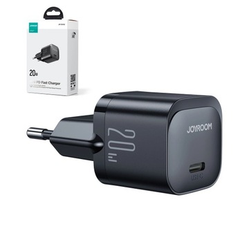 JOYROOM MINI ŁADOWARKA USB C 20W PD - CZARNA