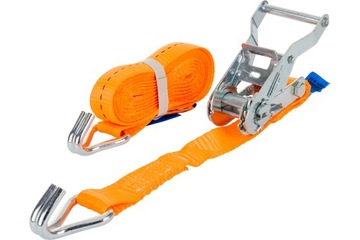 Транспортный ремень с натяжителем, ремнями для крепления груза 6М/25мм/1Т