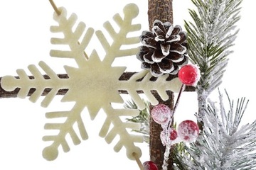 ДЕРЕВЯННАЯ ЛЕСТНИЦА ОРНАМЕНТ УКРАШЕНИЕ САНТА-СЛОН РОЖДЕСТВЕНСКИЙ СЛОН Боярышник ЕЛЕВАЯ КОМНАТА