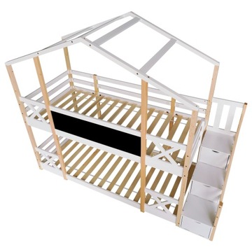 Кровать деревянная детская HOME 90x200см 2x каркаса