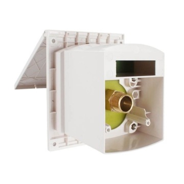 Внешняя розетка с душем и заслонкой для прицепа-кемпера, белая