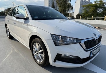 Skoda Scala Hatchback 1.0 TSI 110KM 2022 Skoda Scala salon PL FV VAT 23 roczna gwarancja automat DSG Benzyna, zdjęcie 9