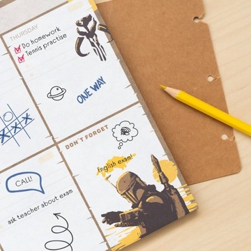 План урока А4 Планировщик «Книга Бобы Фетта»