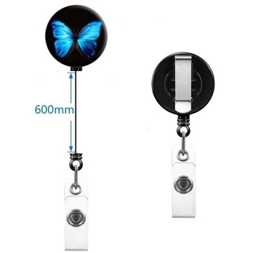 1 шт., модный ремешок с бабочкой, держатель для карт, брелок, висит на веревке, на шею для телефона