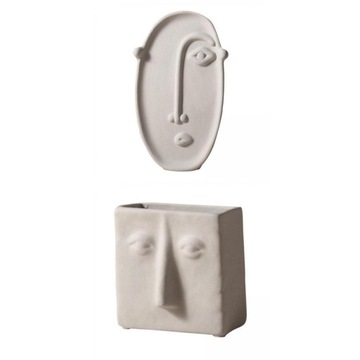 2x Ceramiczny Wazon Łodyga Bukiet Kwiatów Mini Waz