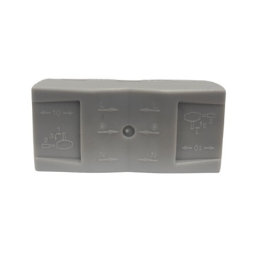 БЫСТРОСОЕДИНИТЕЛЬ SPL3 ПРОХОДНОЙ РАЗЪЕМ 0,08–4,0 ММ2