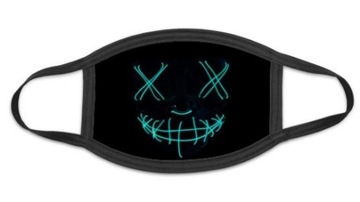 MASKA STREETWEAR TECHWEAR BAWEŁNIANA LED NEON PL