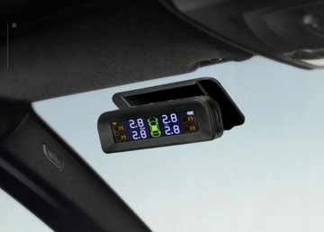 4 ДАТЧИКА ДАВЛЕНИЯ В ШИНАХ TPMS LCD СОЛНЕЧНАЯ