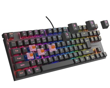 OUTLET Cicha Klawiatura Mechaniczna GENESIS THOR 303 TKL RGB Silent