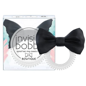 INVISIBOBBLE Bowtique gumka do włosów z kokardą True Black