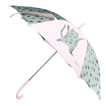 KIDZROOM кот и зеленый зонтик от дождя seca