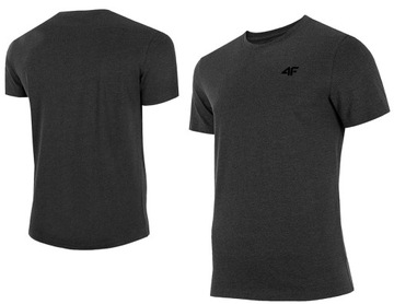 KOSZULKA MĘSKA T-SHIRT 4F M536 S SZARY