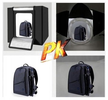 PULUZ PU5080 БЕСТЕНЕВАЯ ТЕНТА 80x80см LED 5500K ДЛЯ ФОТОГРАФИИ ПРОДУКТА