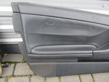 ( MERCEDES W203 КУПЕ ОБИВКА ДВЕРЕЙ L+R КОЖАНАЯ