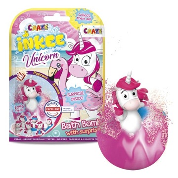 CRAZE INKEE UNICORN BEACH KULE DO KĄPIELI DLA DZIECI 1 SZT JEDNOROŻEC