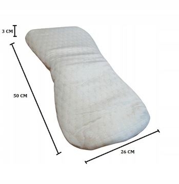 PODUSZKA wkładka Z PIANKI MEMORY foam 50x26x3