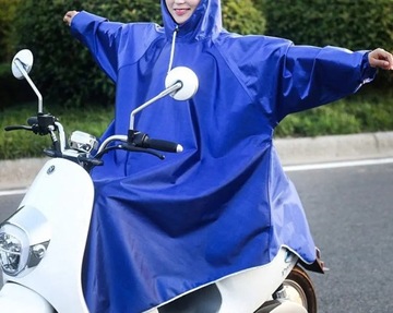 Автомобильное пончо на аккумуляторе с рукавами для велосипеда, шляпа с большими полями для мужчин и женщин, одиноких и