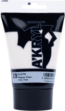 FARBA AKRYLOWA A'KRYL RENESANS 100ML 29 PLATYNA