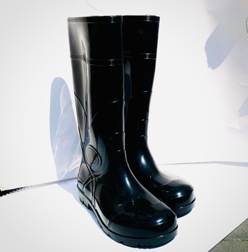 Мужские водонепроницаемые ботинки для рыбалки черные 43