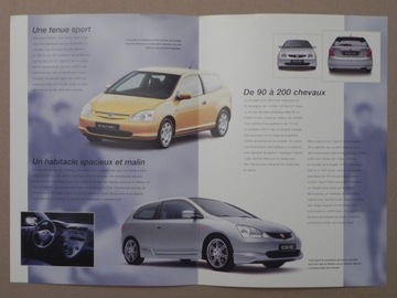 Брошюра - HONDA CIVIC - 2001 г.