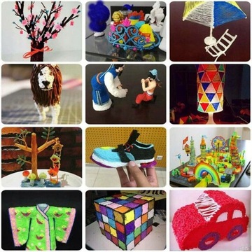 DRUKARKA DŁUGOPIS 3D PEN 2 ZESTAW + WKŁADY 200M