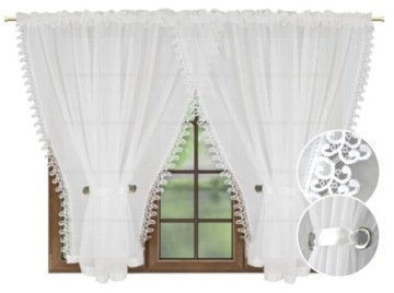 FIRANA GOTOWA 400x130 FIRANY FIRANKA BIAŁA KOKONY