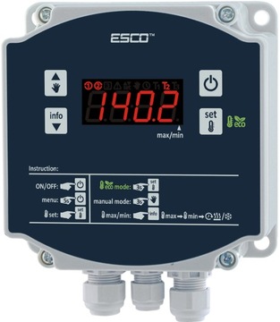 podwójny REGULATOR TEMPERATURY TERMOSTAT różnicowy