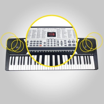 Keyboard Madison statyw mikrofon ZESTAW PRO