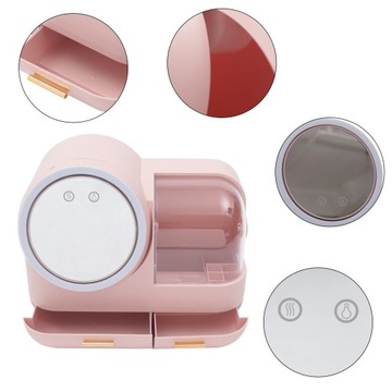 Розовый USB-бокс для хранения косметики