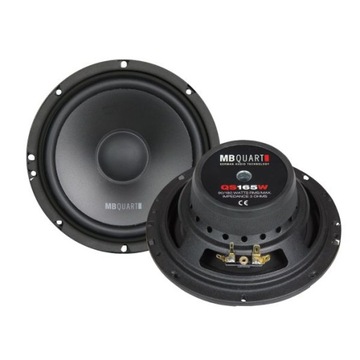 Głośniki SAMOCHODOWE 165 / 16cm MIDBAS WOOFER MB Quart QS165W 180W / 3 OHM