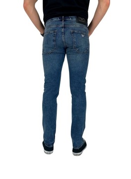 ARMANI JEANS SPODNIE SLIM EMPORIO PREMIUM ROZ. 34