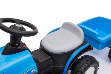 TRAKTOR NA AKUMULATOR Z PRZYCZEPĄ NIEBIESKI